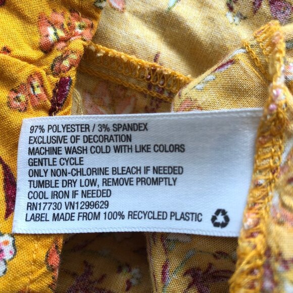 xhilaration Floral Spaghetti Strap V-Neck Mini Dress Medium - Picture 7 of 8